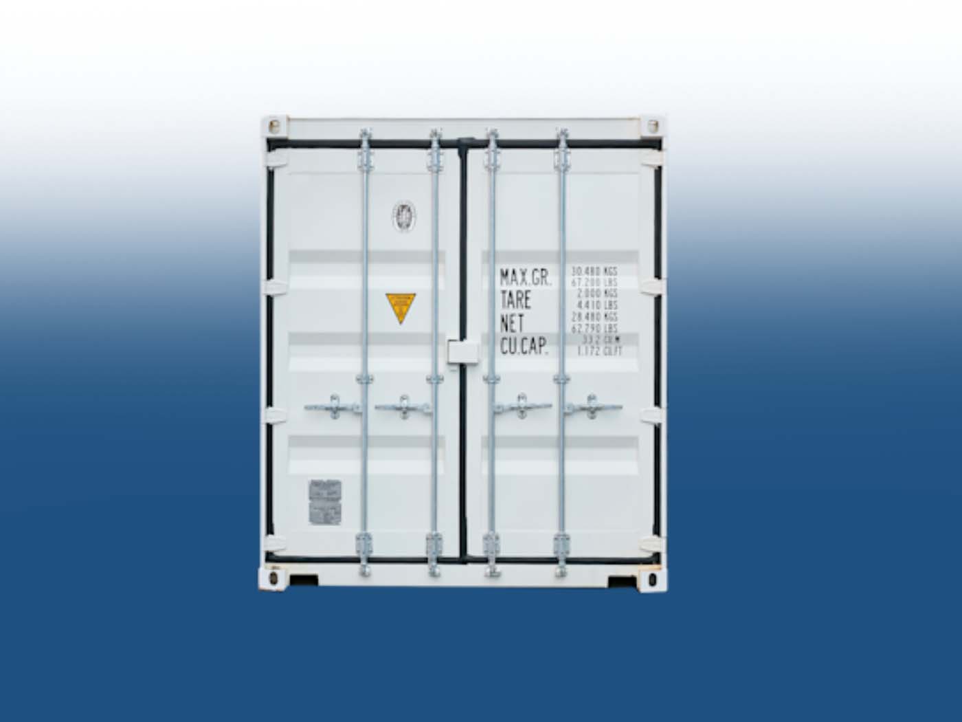 20ft Standaard Ziecontainer RAL 9010