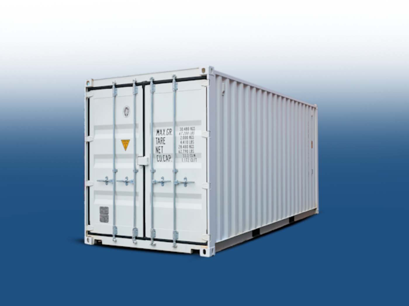 20ft Standaard Ziecontainer RAL 9010