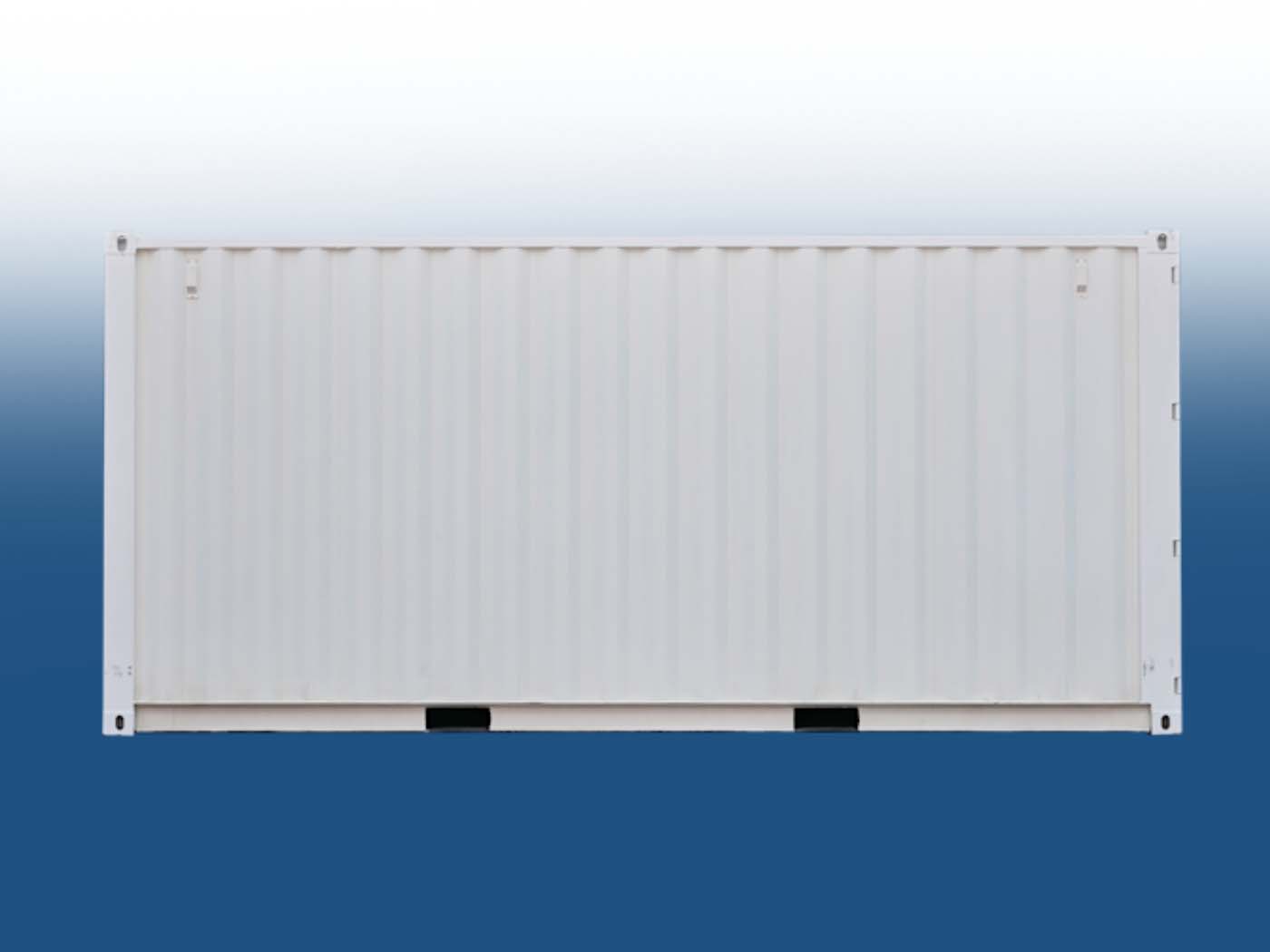 20ft Standaard Ziecontainer RAL 9010